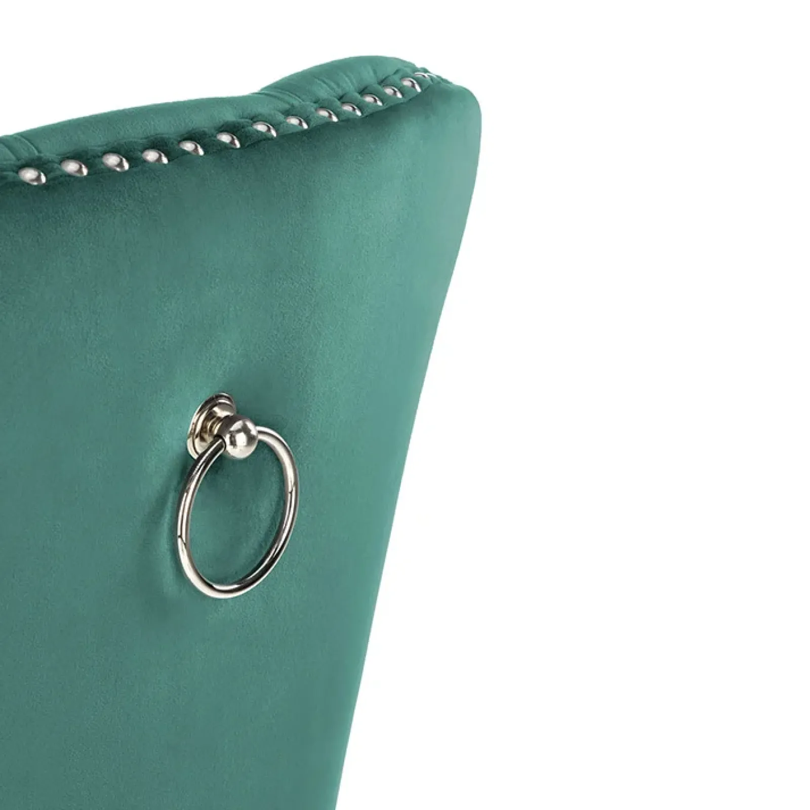 Garnero Arredamenti Sedie In Tessuto-Set 2 sedie da pranzo moderne in tessuto scuro nero Briar Verde