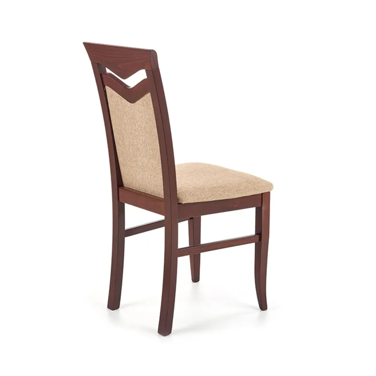 Garnero Arredamenti Sedie In Tessuto|Sedie In Legno-Set 2 sedie da pranzo moderne in tessuto noce Lusaka