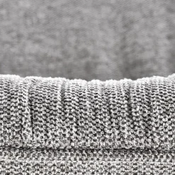 Garnero Arredamenti Sedie In Tessuto-Set 4 sedie da pranzo moderne in tessuto grigio nero Kaos