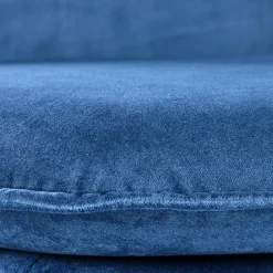 Garnero Arredamenti Sedie In Tessuto-Set 4 sedie da sala moderne in tessuto navy Orco Blu