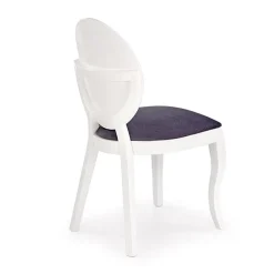 Garnero Arredamenti Sedie Imbottite Ecopelle-Set 2 sedie da sala moderne in tessuto grigio bianco Jonni