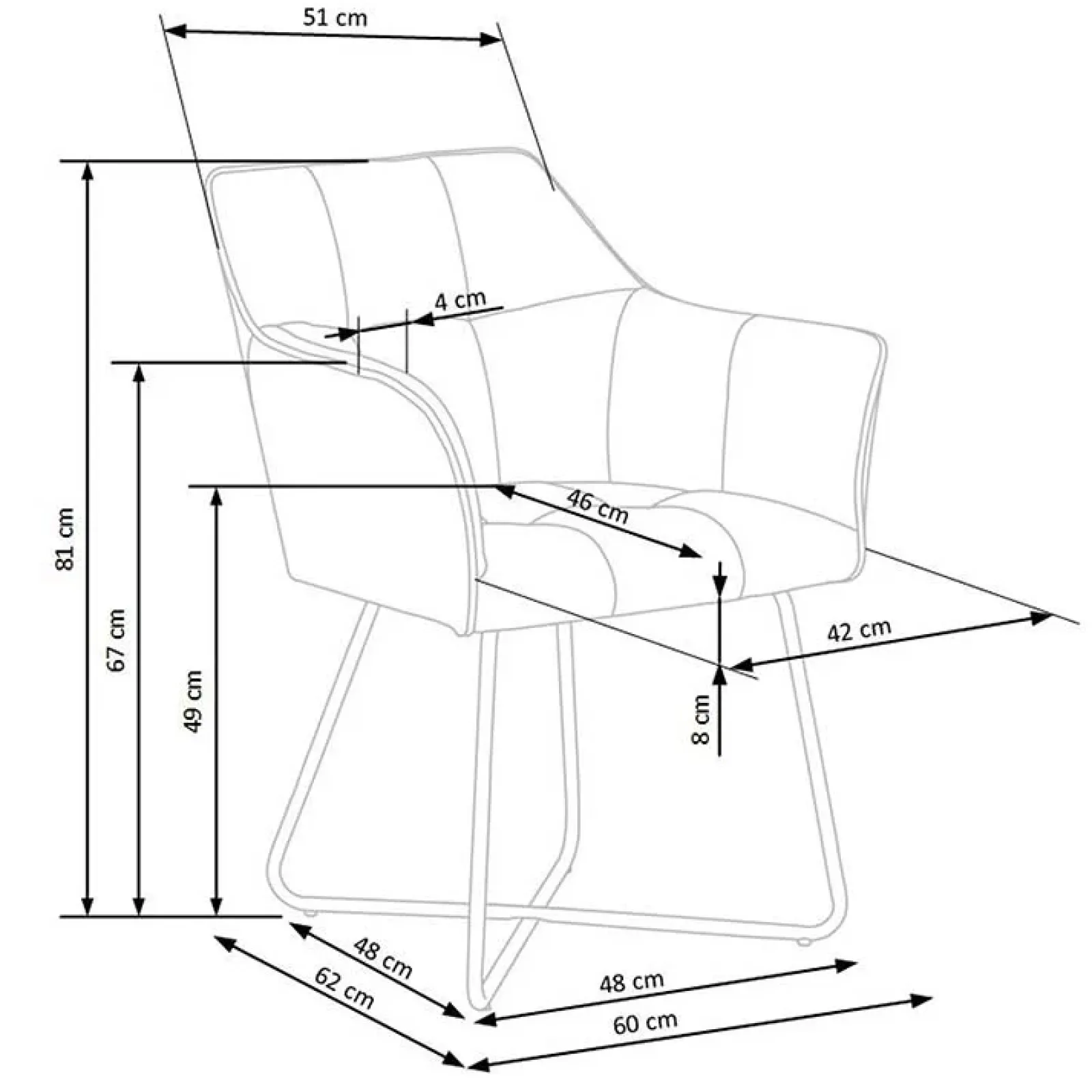 Garnero Arredamenti Sedie In Tessuto-Set 2 sedie imbottite in velluto beige industrial Elsa