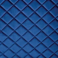 Garnero Arredamenti Sedie In Tessuto-Set 2 sedie moderne imbottite in velluto acciaio nero Juliet Blu