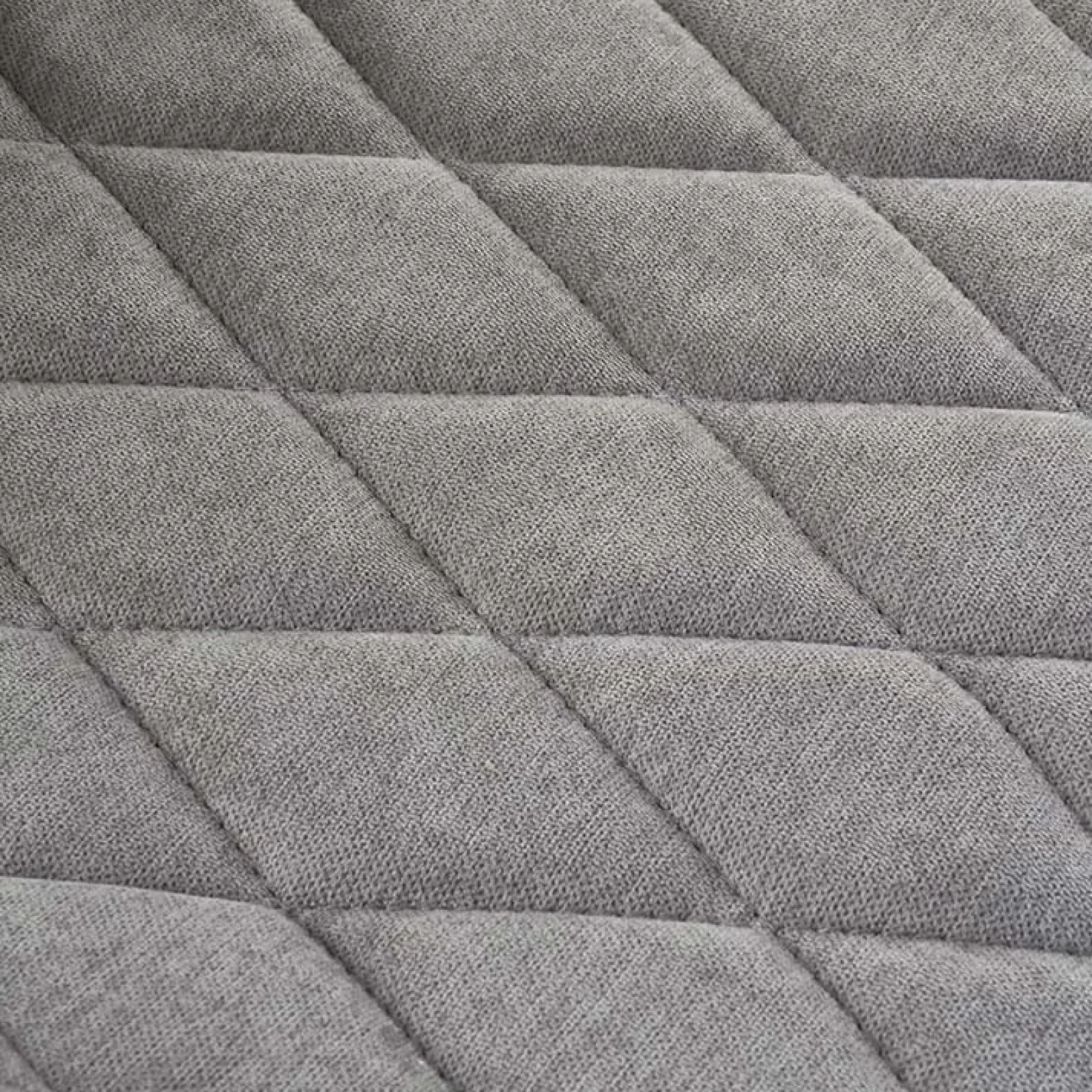 Garnero Arredamenti Sedie In Tessuto-Set 4 sedie moderne imbottite in tessuto grigio Raven