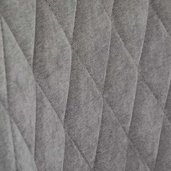 Garnero Arredamenti Sedie In Tessuto-Set 4 sedie moderne imbottite in tessuto grigio Raven