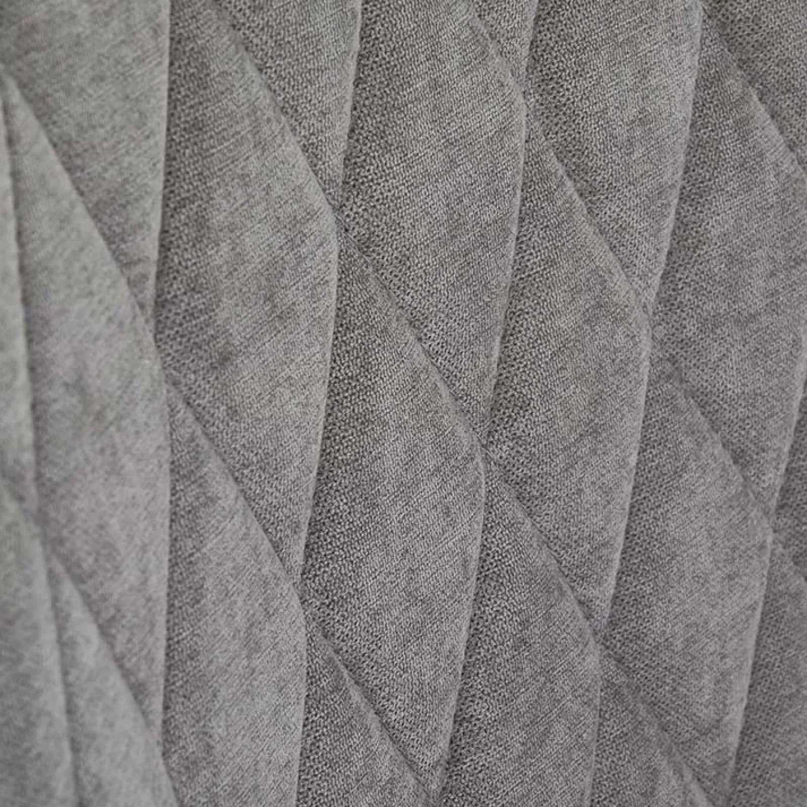 Garnero Arredamenti Sedie In Tessuto-Set 4 sedie moderne imbottite in tessuto grigio Raven