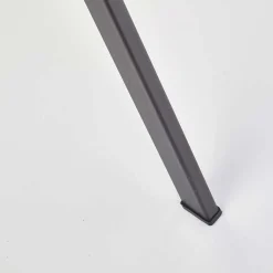 Garnero Arredamenti Sedie In Tessuto-Set 4 sedie moderne imbottite in tessuto grigio Raven