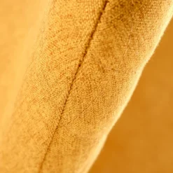 Garnero Arredamenti Sedie In Tessuto-Set 4 sedie sala moderne in tessuto Corvo Senape