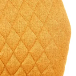 Garnero Arredamenti Sedie In Tessuto-Set 4 sedie sala moderne in tessuto Corvo Senape