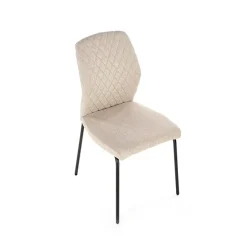 Garnero Arredamenti Sedie In Tessuto-Set 4 sedie sala moderne in tessuto Corvo Beige