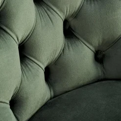 Garnero Arredamenti Sgabelli-Set 2 sgabelli alti regolabili in velluto verde scuro Himeko