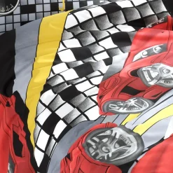 Garnero Arredamenti Copripiumini|Copripiumini-Set copripiumino bambino singolo e federa 140x200cm rosso a fantasia Cars