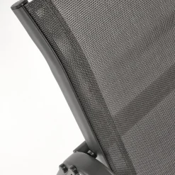 Garnero Arredamenti Salotto Da Giardino-Set giardino relax 75x45cm 2 sedie divano e tavolino acciaio grigio Eden