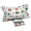 Garnero Arredamenti Set Lenzuola|Set Lenzuola-Set lenzuola letto singolo per bambini in cotone con mongolfiere colorate Amaretto