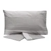 Garnero Arredamenti Set Lenzuola|Set Lenzuola-Set lenzuola letto una piazza e mezza in cotone grigio Freedom