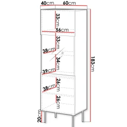 Garnero Arredamenti Set Mobili Soggiorno Completo-Set mobili soggiorno completo noce cannettato Gabiot