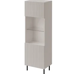 Garnero Arredamenti Set Mobili Soggiorno Completo-Set mobili soggiorno completo con frontali cannettati beige Ziggy 3