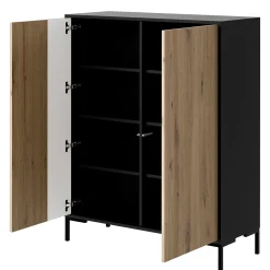 Garnero Arredamenti Set Mobili Soggiorno Completo-Set mobili soggiorno completo rovere nero Duble