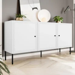 Garnero Arredamenti Set Mobili Soggiorno Completo-Set mobili soggiorno completo Stark 1 Bianco Opaco