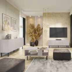 Garnero Arredamenti Set Mobili Soggiorno Completo-Set mobili soggiorno completo Daniele Beige