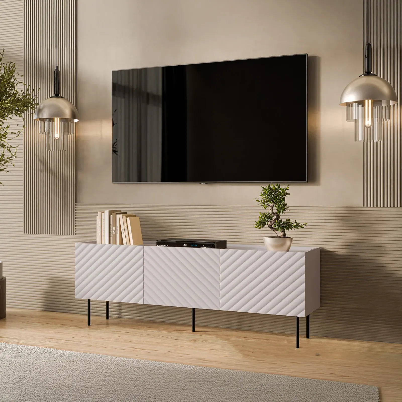 Garnero Arredamenti Set Mobili Soggiorno Completo-Set mobili soggiorno completo Daniele Beige