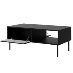 Garnero Arredamenti Set Mobili Soggiorno Completo-Set mobili soggiorno completo moderno nero Wild 2 Nero Opaco