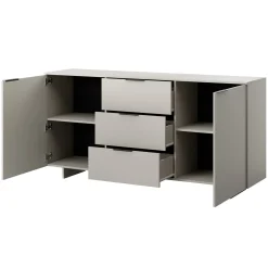 Garnero Arredamenti Set Mobili Soggiorno Completo-Set mobili soggiorno completo grigio Stone