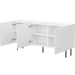 Garnero Arredamenti Set Mobili Soggiorno Completo-Set mobili soggiorno completo bianco Daniele Bianco Opaco