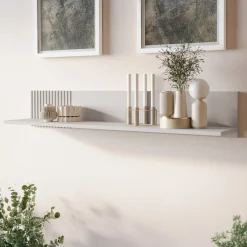 Garnero Arredamenti Set Mobili Soggiorno Completo-Set mobili soggiorno completo con frontali cannettati beige Ziggy 1