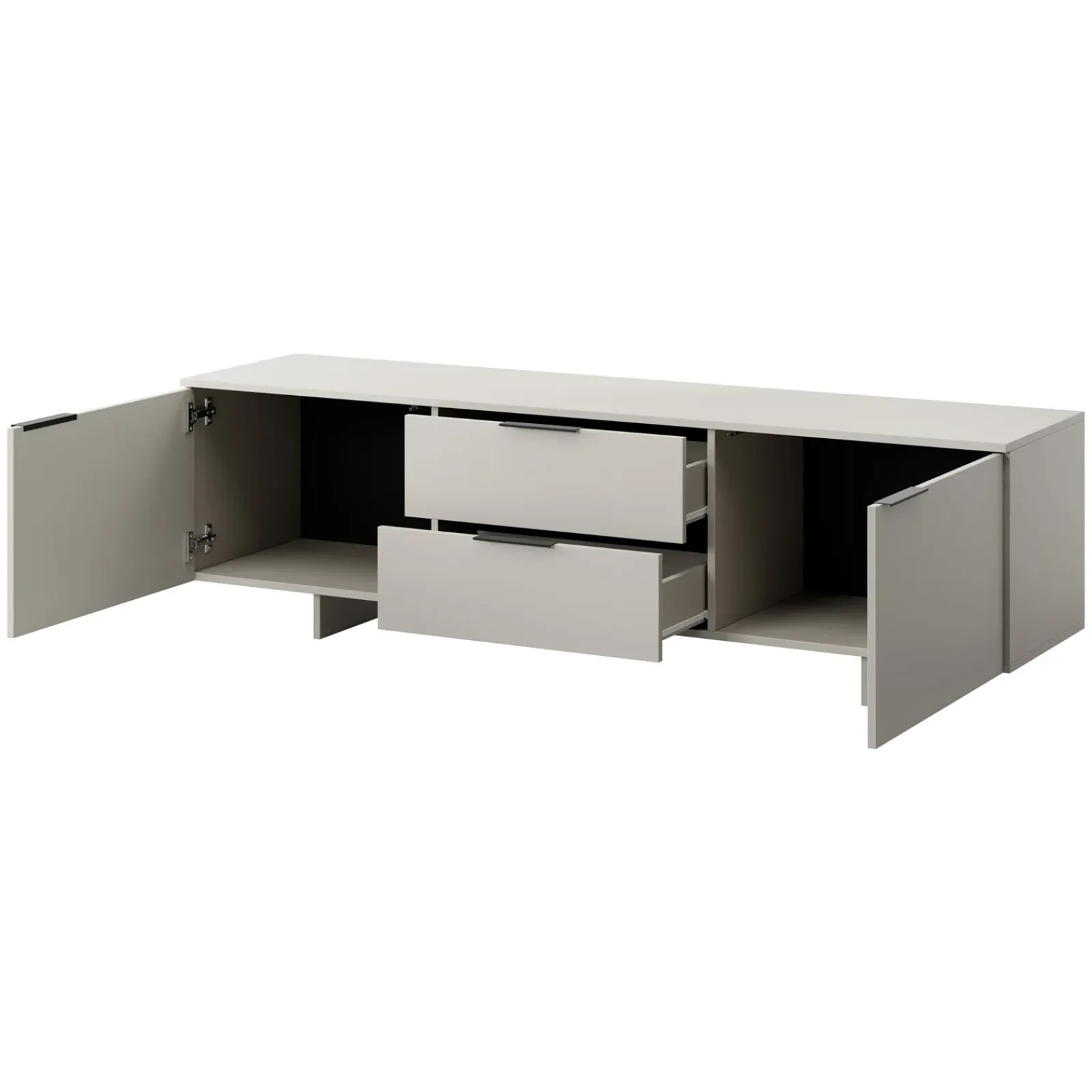 Garnero Arredamenti Set Mobili Soggiorno Completo-Set mobili soggiorno completo grigio Stone 2