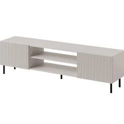 Garnero Arredamenti Set Mobili Soggiorno Completo-Set mobili soggiorno completo con frontali cannettati beige Ziggy 4