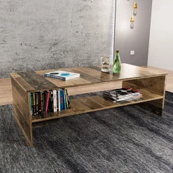 Garnero Arredamenti Set Mobili Soggiorno Completo-Set mobili soggiorno completo industrial legno vecchio antico West Gihome®