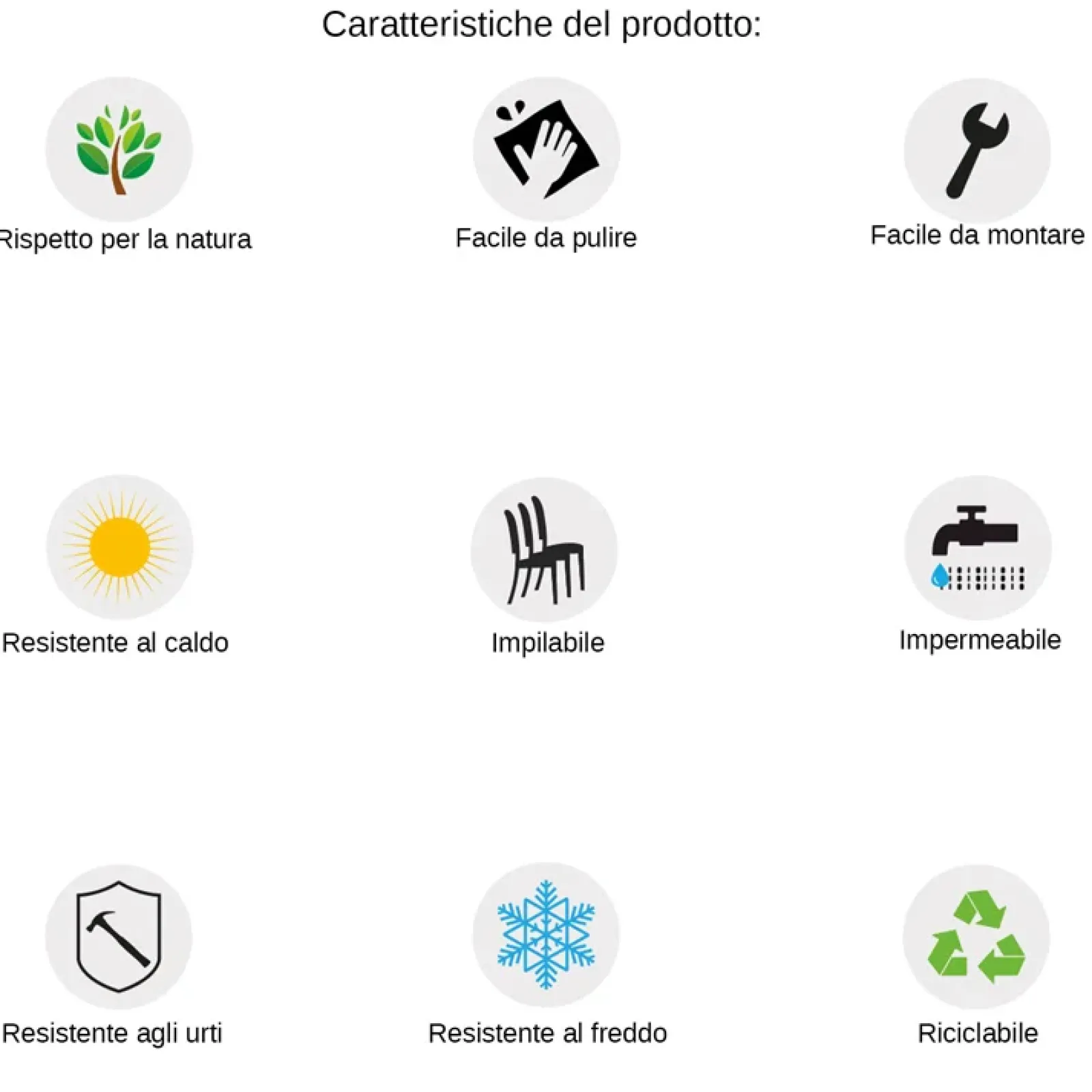 Garnero Arredamenti Set Tavolo E Sedie Da Giardino-Set tavolo da giardino esterno dehors 90x90cm + 4 sedie effetto rattan marrone Solas