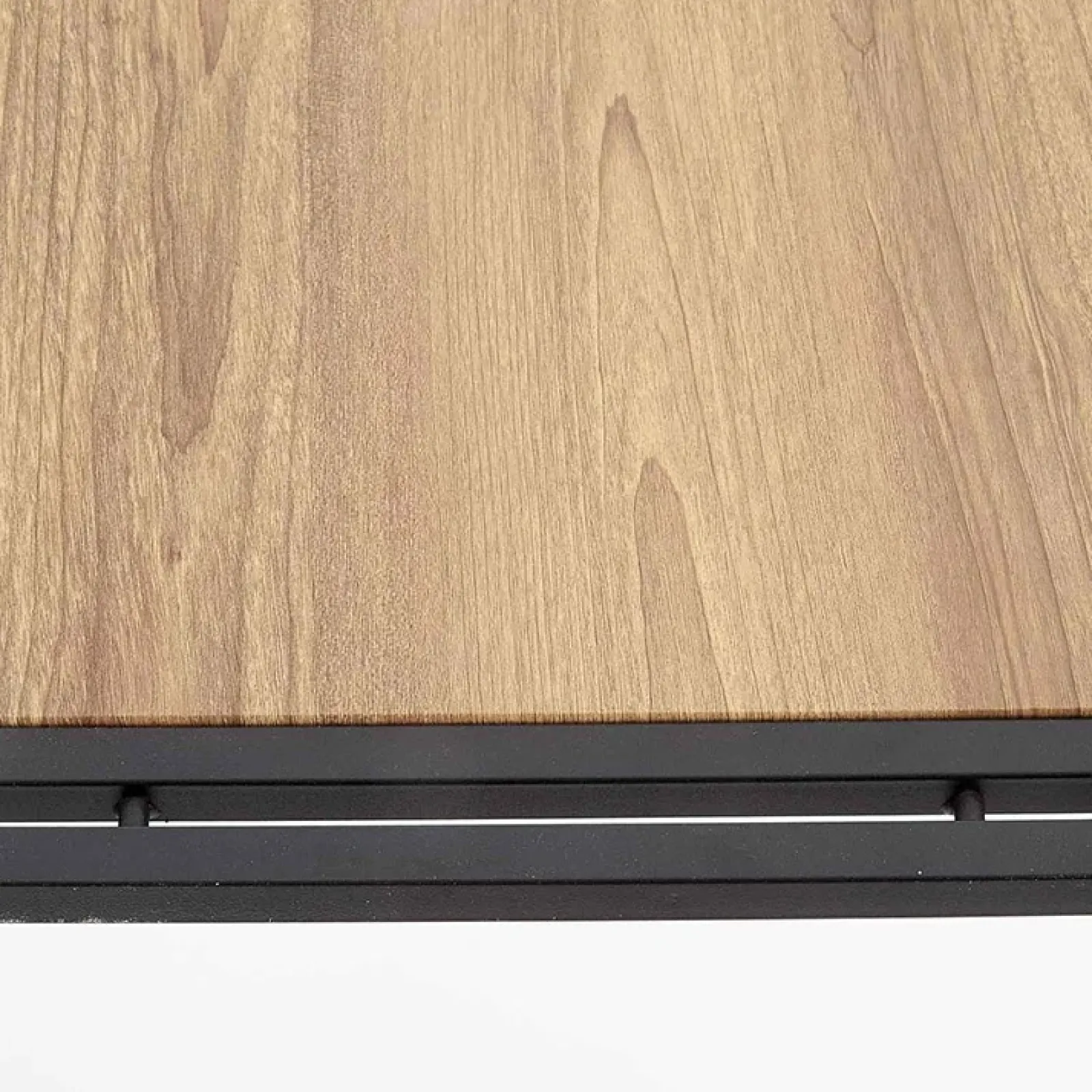 Garnero Arredamenti Set Tavolo Con Sedie|Tavoli Da Pranzo-Set tavolo 140x80cm + 6 sedie moderno acciaio rovere Zamora