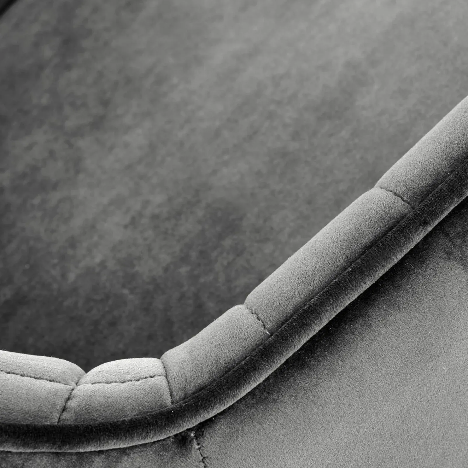 Garnero Arredamenti Sgabelli-Sgabello alto regolabile con braccioli in velluto nero Arsel Grigio