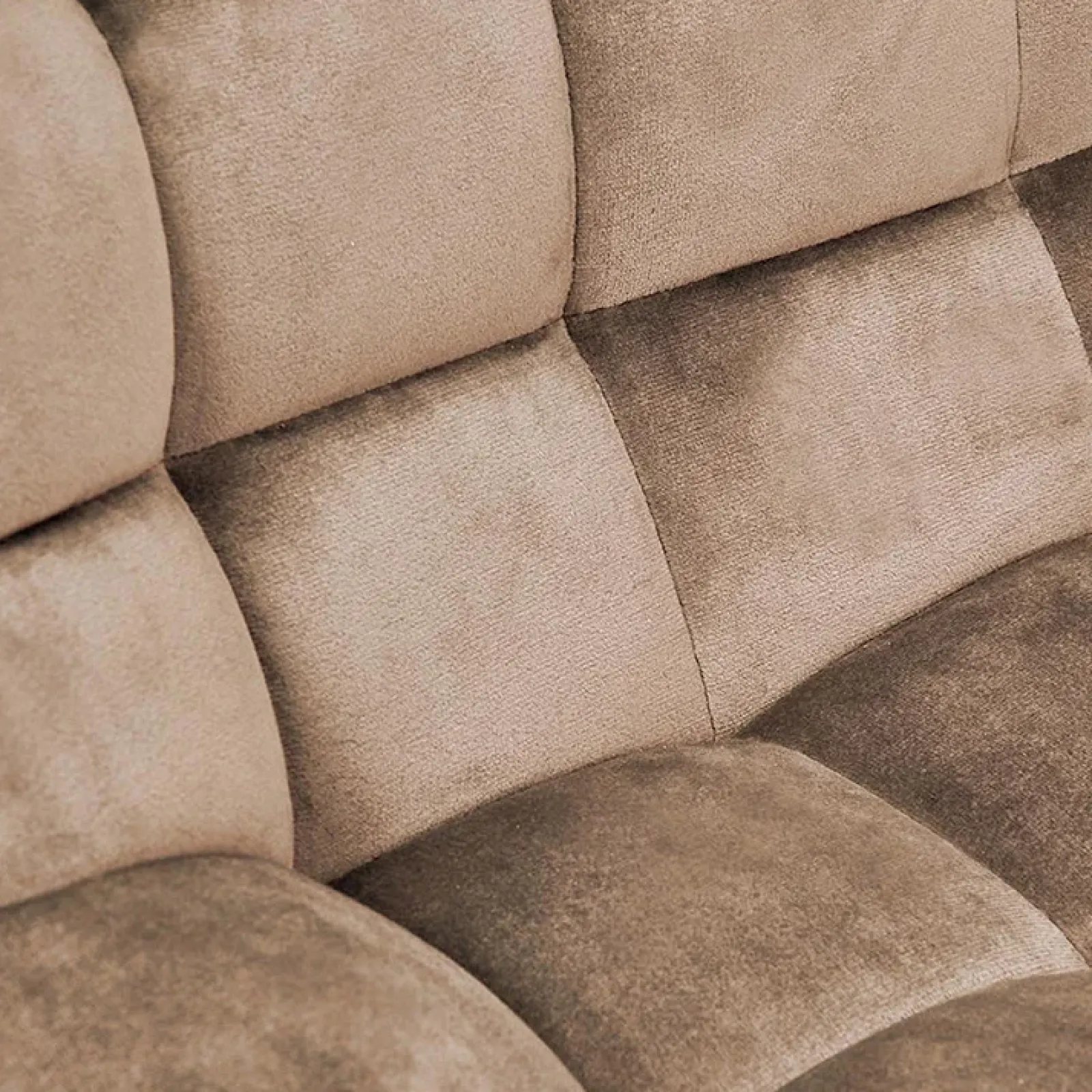 Garnero Arredamenti Sgabelli-Sgabello imbottito regolabile in velluto nero Fost Beige