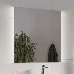 Garnero Arredamenti Specchi|Specchi-Specchio da parete retroilluminato 80x80cm Recto