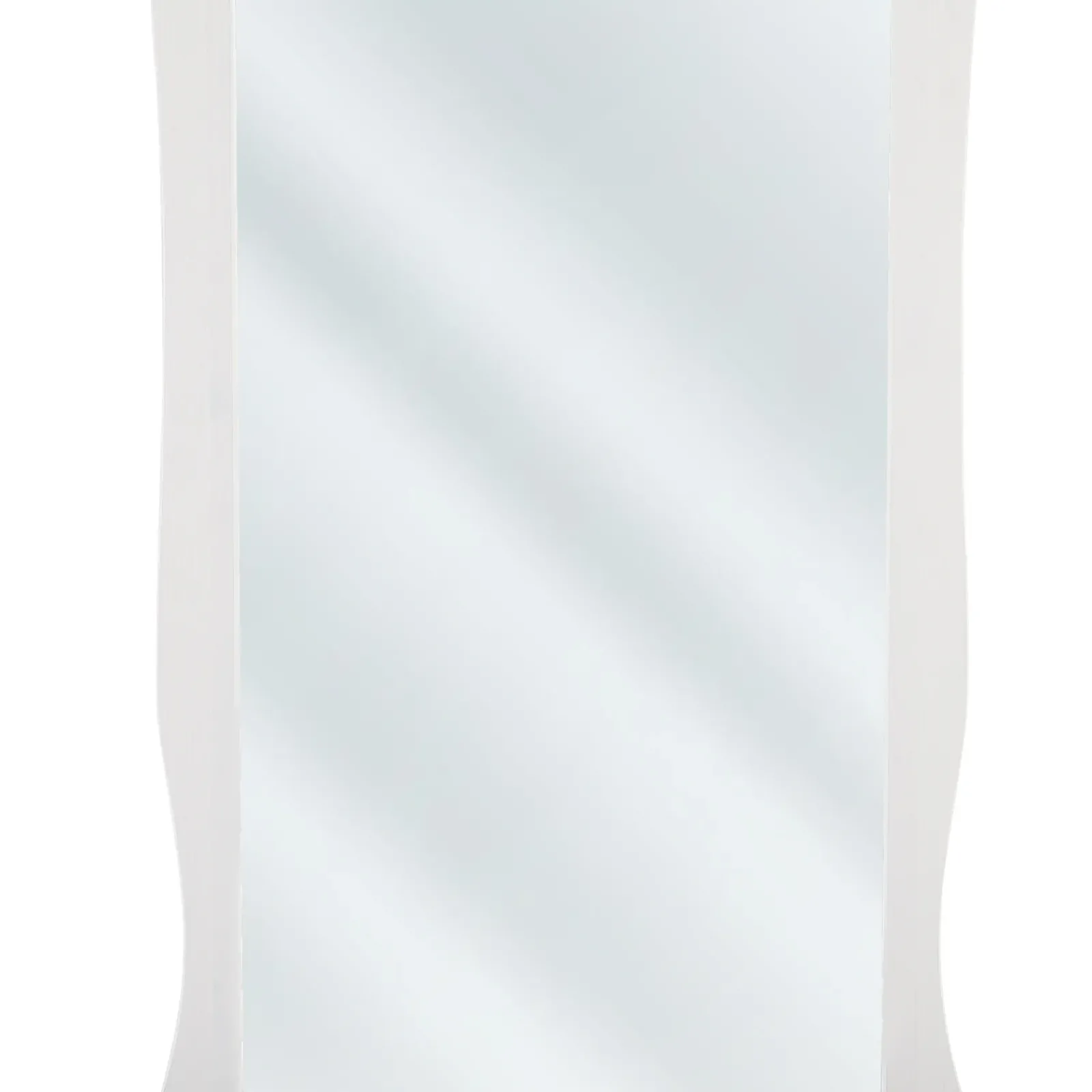 Garnero Arredamenti Specchi|Specchi-Specchio da parete 60x80cm bianco Brigit