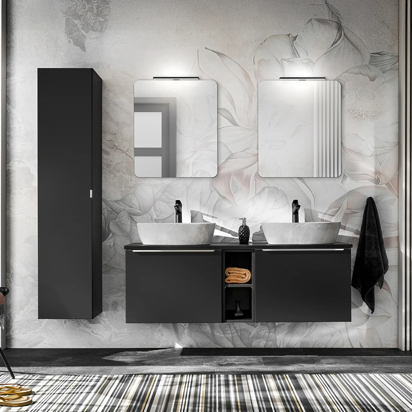 Garnero Arredamenti Specchio Per Bagno|Specchi-Specchio da parete 60x70cm Skin