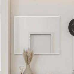Garnero Arredamenti Specchi|Specchi-Specchio ingresso da parete 92x77cm bianco Accent Bianco Opaco