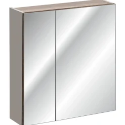 Garnero Arredamenti Specchio Per Bagno|Specchi-Specchio mobile contenitore 60x65cm grigio Serif