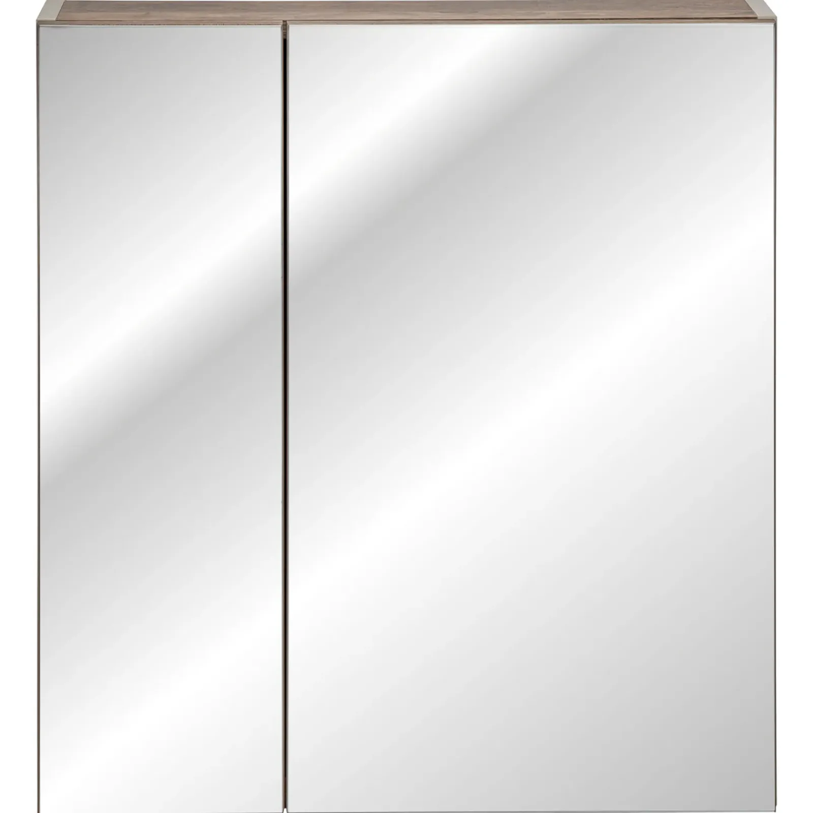 Garnero Arredamenti Specchio Per Bagno|Specchi-Specchio mobile contenitore 60x65cm grigio Serif