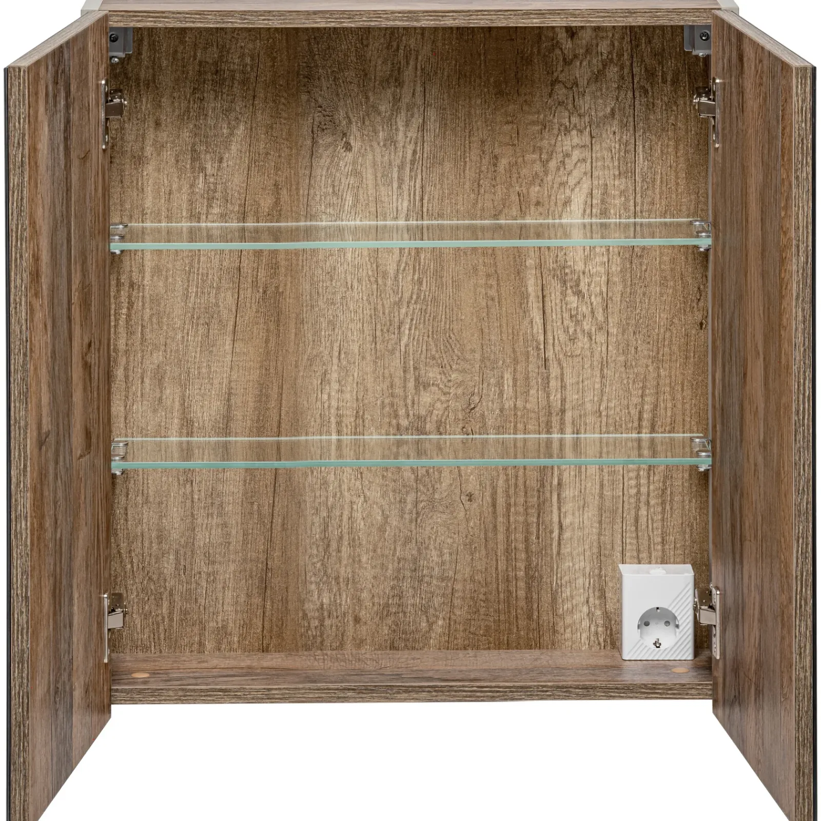 Garnero Arredamenti Specchio Per Bagno|Specchi-Specchio mobile contenitore 60x65cm grigio Serif