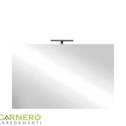 Garnero Arredamenti Specchio Per Bagno|Specchi-Specchio 100x75cm moderno con un LED vetro Premier
