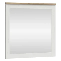 Garnero Arredamenti Specchi|Specchi-Specchio 96x91cm scandinavo bianco frassinato rovere Lars