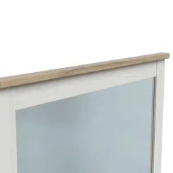 Garnero Arredamenti Specchi|Specchi-Specchio 96x91cm scandinavo bianco frassinato rovere Lars