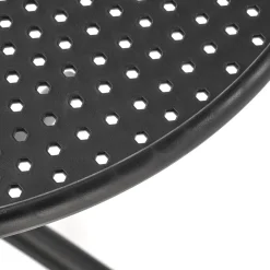 Garnero Arredamenti Tavoli Da Giardino|Tavoli Da Pranzo-Tavolino da giardino rotondo polipropilene 60cm Ondina Nero