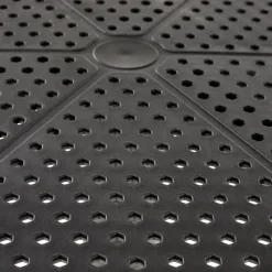 Garnero Arredamenti Tavoli Da Giardino|Tavoli Da Pranzo-Tavolino da giardino rotondo polipropilene 60cm Ondina Nero