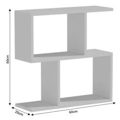 Garnero Arredamenti Tavolini Moderni|Tavolini Moderni-Tavolino da salotto con libreria design 60x60cm sonoma Priocca Rovere