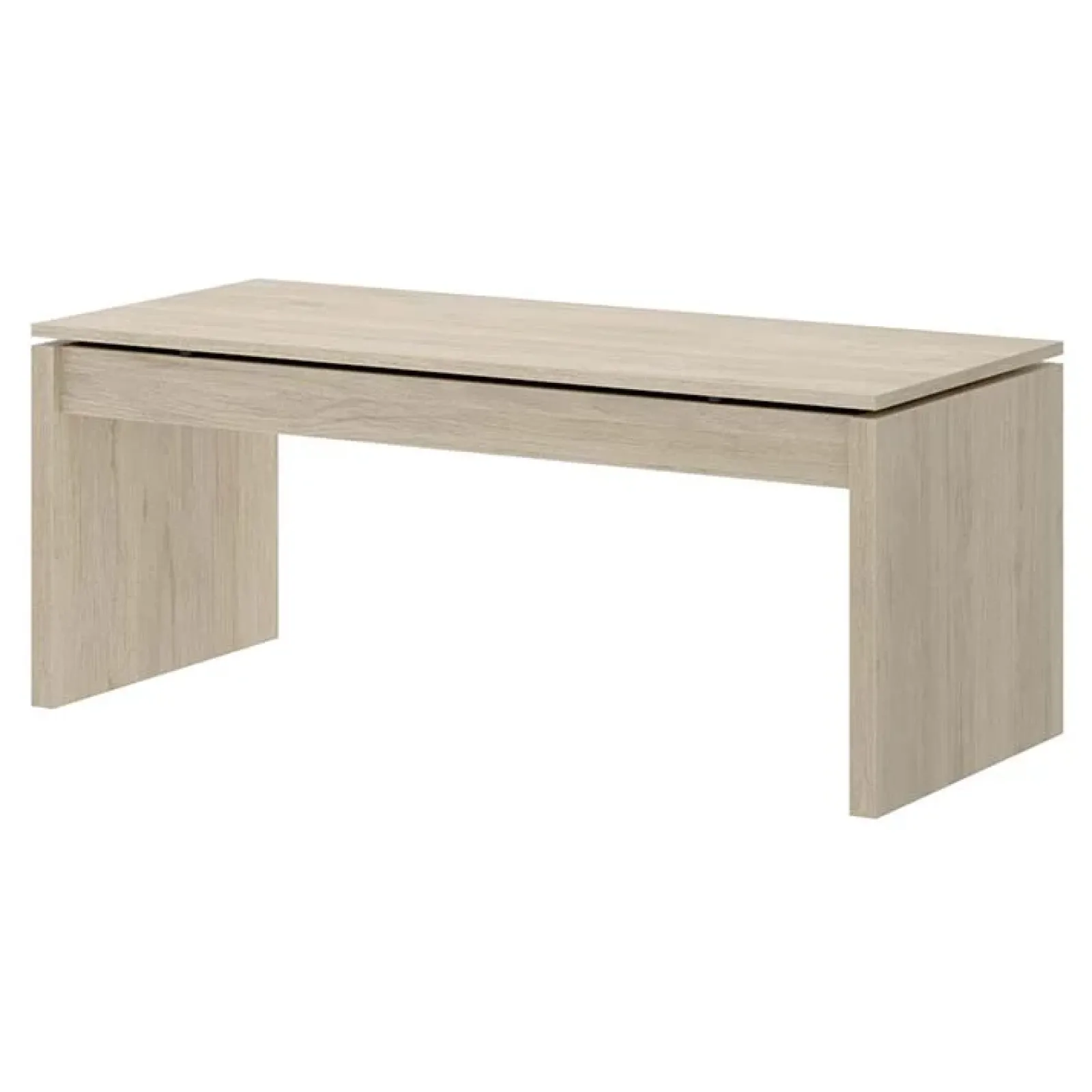 Garnero Arredamenti Tavolini Contenitore|Tavolini Contenitore-Tavolino da salotto contenitore 102x50cm elevabile moderno Paris Rovere